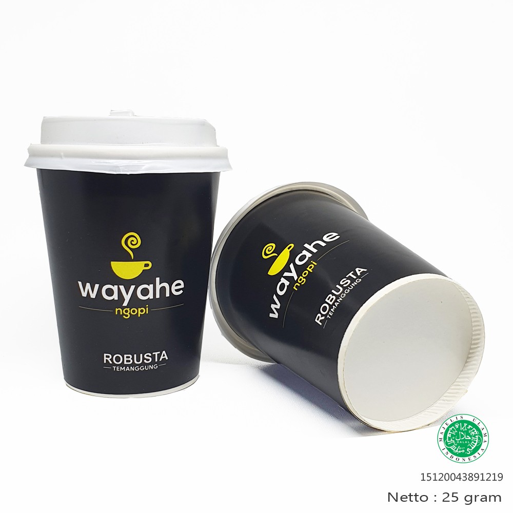 

WAYAHE Ngopi - Kopi ROBUSTA Cup Netto - 25 Gram