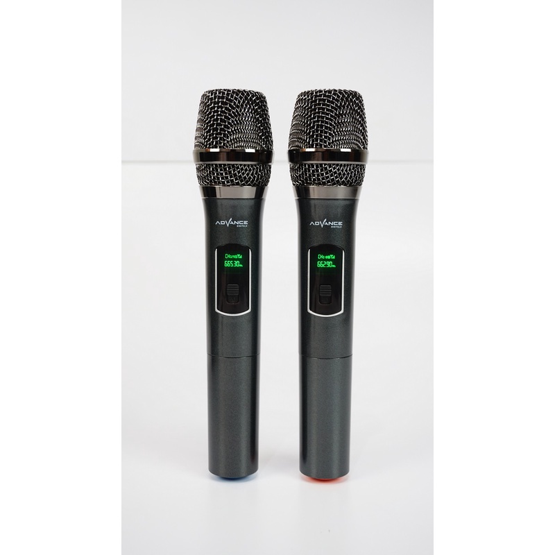 Advance MIC-202 Profesional 2 Mic Wireless Microphone Karoke Mic Duet - Mic Double Karaoke ADVANCE 202 Microphone Wireless Profesional