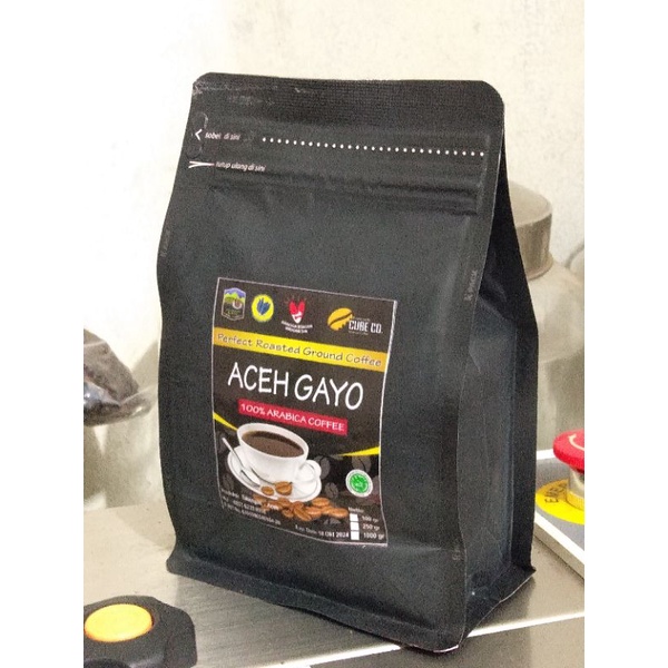

Aceh Gayo Arabica 1 KG - Kopi BUBUK / BIJI Arabika | CUBECO