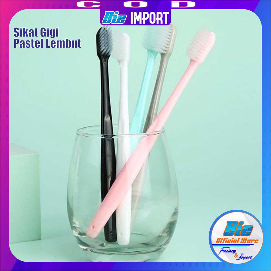 Sikat Gigi Bulu Lembut Pastel Series Impor Best Seller