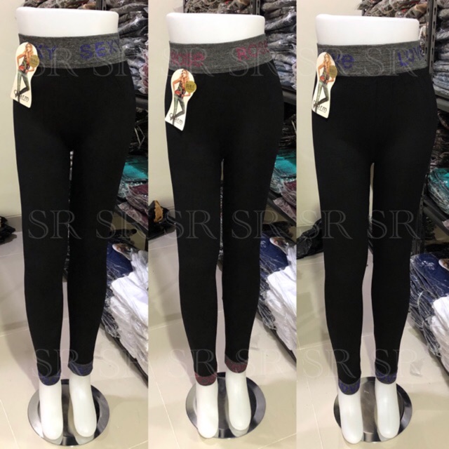 BARU!! LEGGING SOFTKATUN KOMBINASI MOTEK IMPORT LEGGING WANITA JUMBO DEWASA GROSIR ECER MURAH