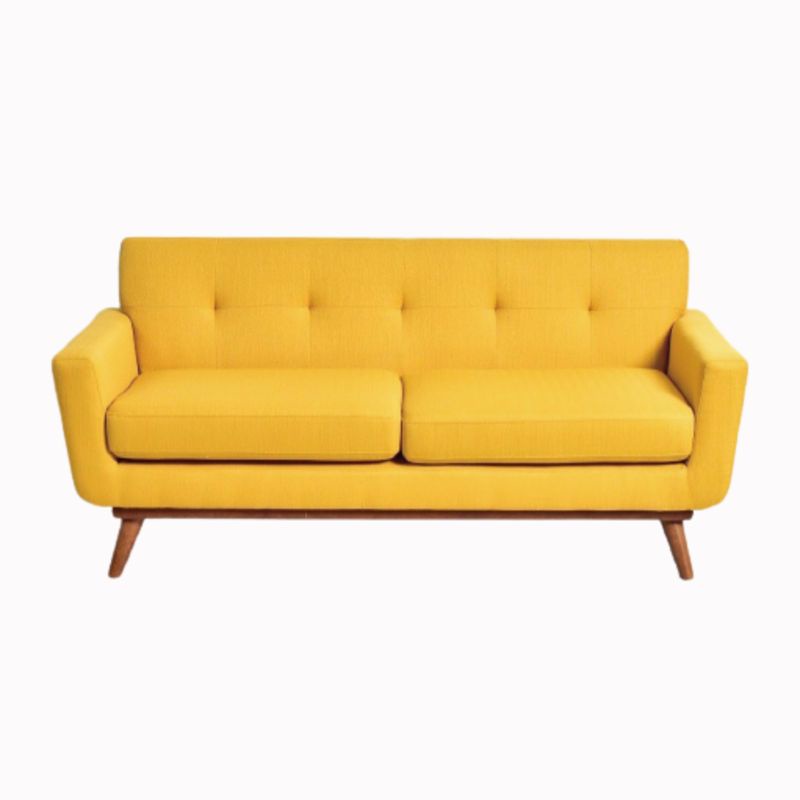 SOFA RETRO MINIMALIS 3 SEATER BANGKU TV SANTAI RUANG TAMU FURNITURE JEPARA