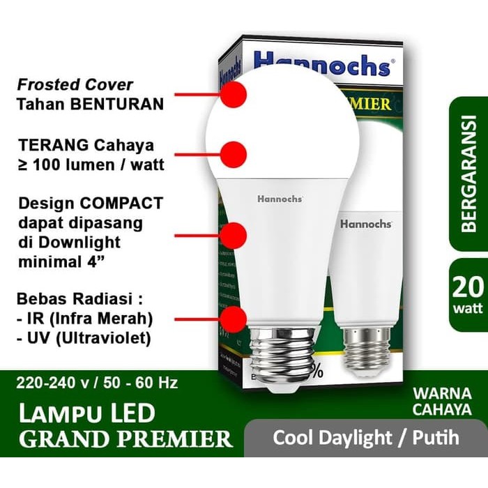 Hannochs Grand Premier LED Bulb 20W