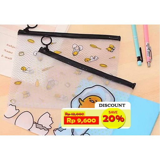 

Tempat Pensil/ Kantong Zipper Telur Gudetama