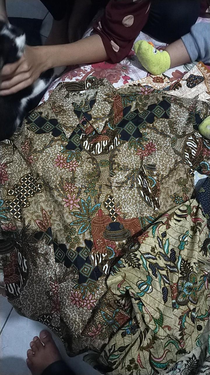 Bswart Batik Hrb026 Kenongo Hem Batik Gendol Artistik Kemeja Batik Pria