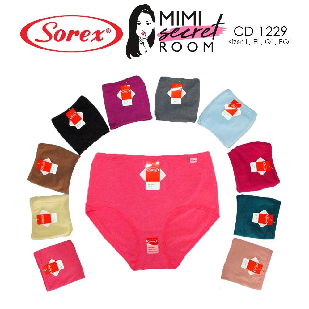 ❤ MIMI ❤ Celana Dalam CD Sorex 1229 Soft and Comfot L-XXXL