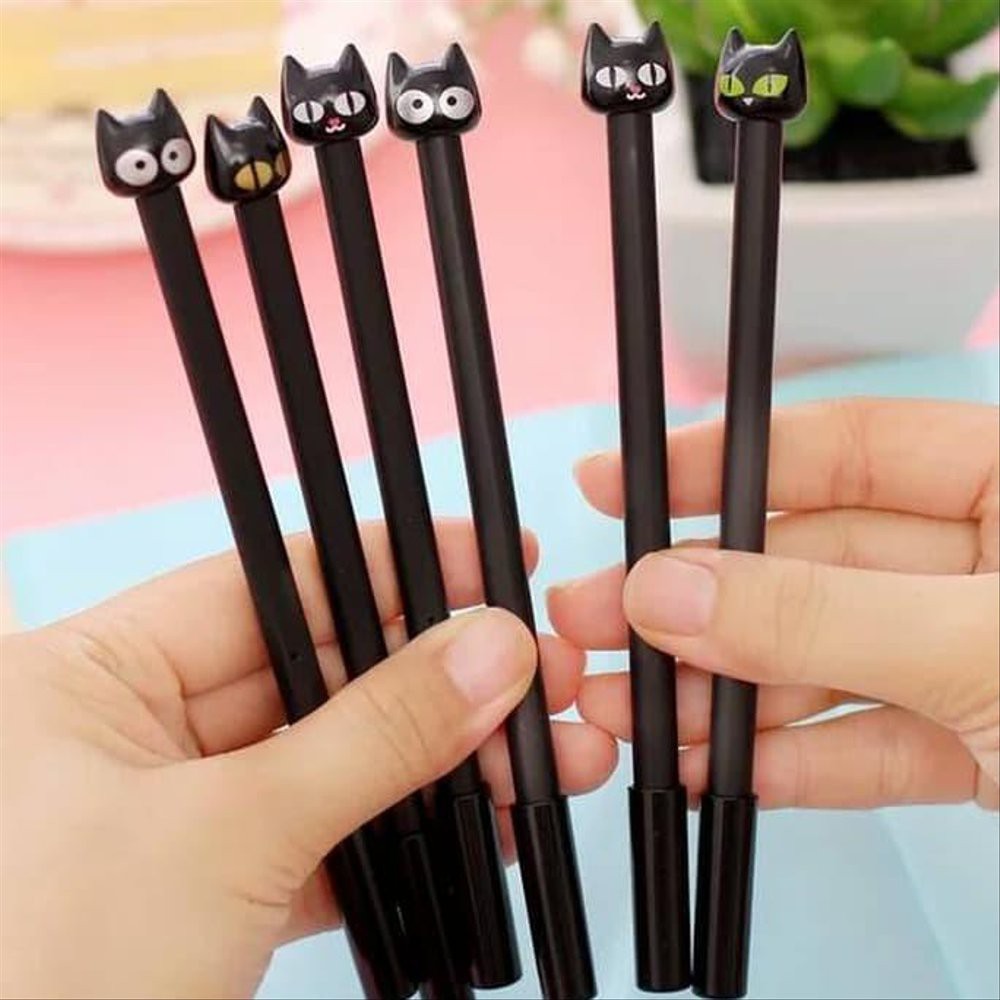 

JP224 Pulpen Gel Karakter Cat Devil 0.38mm Pen Pena Bolpoin Ballpoint Lucu Unik ATK Sekolah