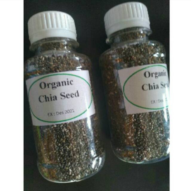 

Chia seed black organic mexsico 100gram nutrisi booster