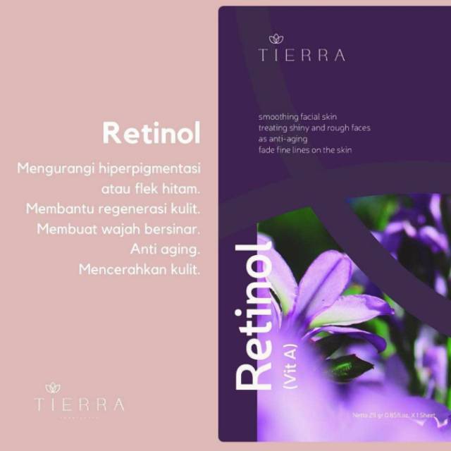 MASKER TIERRA VARIAN RETINOL (GROSIR)