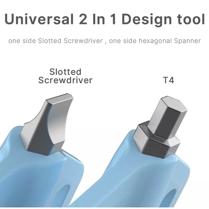 Ulanzi 2260 Green Mini Spanner T4 and Slotted Screw Port Install and Remove Screw for Camera DSLR