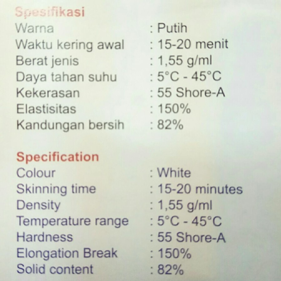 Dextone Sealant Acrylic Lem Silicone Akrilik Tambal Celah Retakan Dinding Kusen Beton Nat Keramik-6