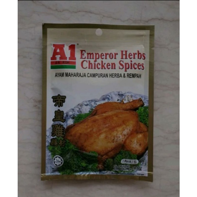 

A1 EMPEROR HERBS CHICKEN SPICES / A1 AYAM TIMAH