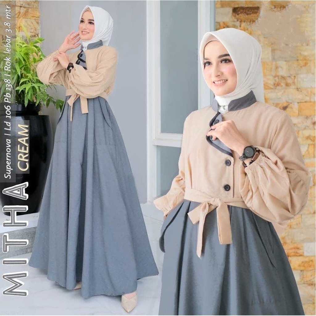 Trand Model Baju Gamis Remaja Terbaru N Muslimah Kekinian 2021 Gamismurah Bajugamis Super Kek Lt Shopee Indonesia