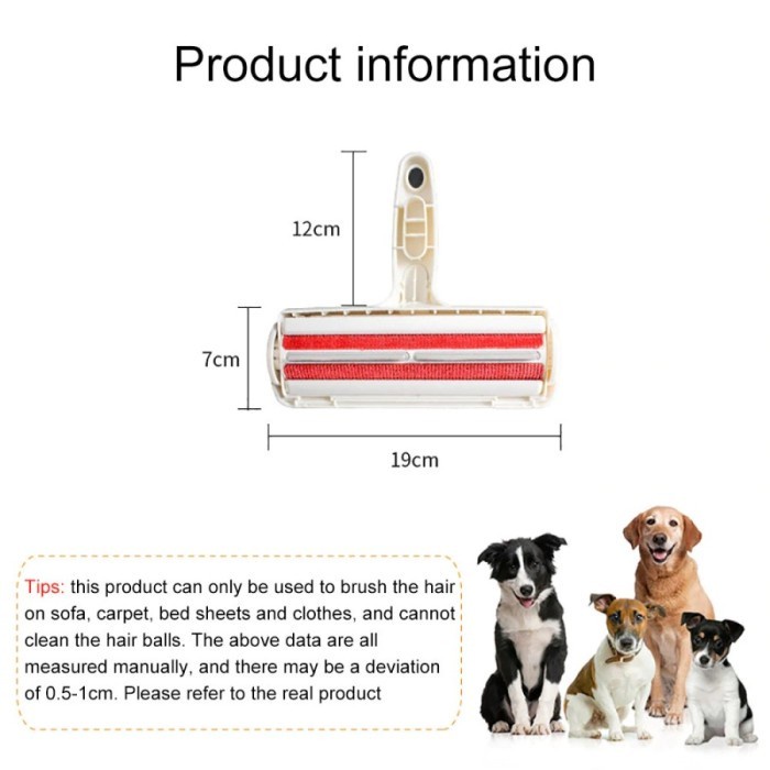 CEV MAGIC LINT ROLLER BULU ANJING KUCING PET HAIR REMOVAL PET ROLLER