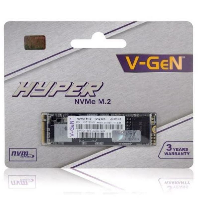 V-Gen SSD NVMe M2 Hyper Gen 3x4- 512 GB- 256 GB- 128 GB