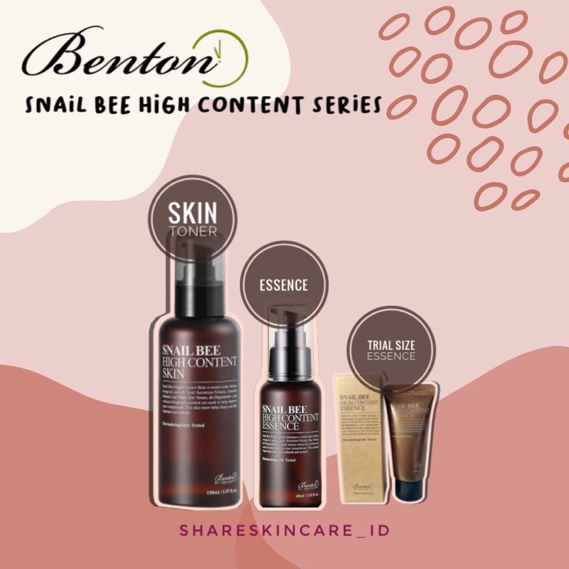 manfaat benton snail bee high content essence