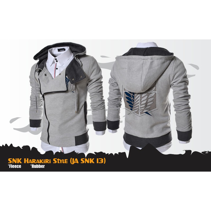 JAKET ANIME | SNK HARAKIRI STYLE (JA SNK 13)