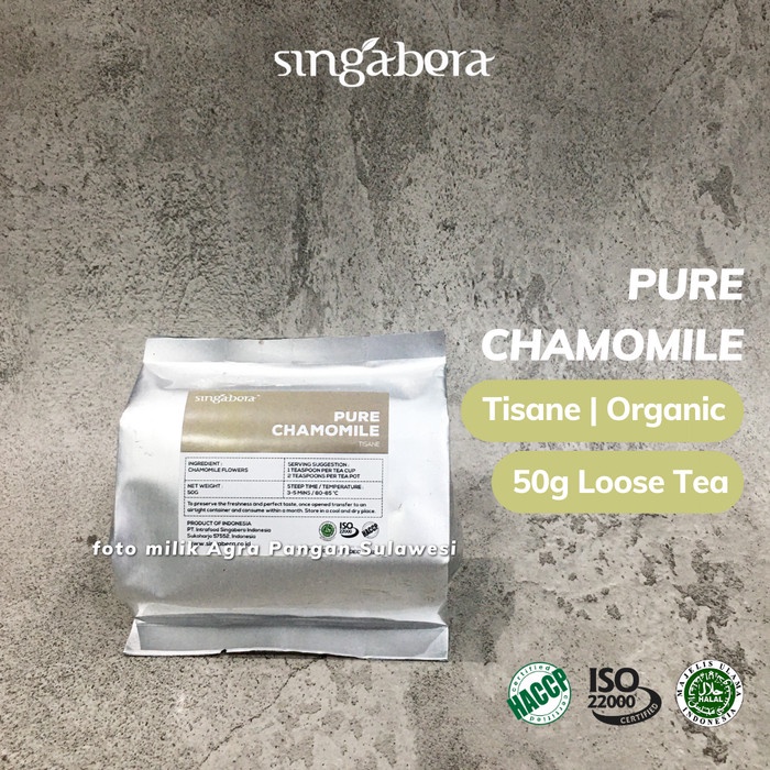 

(BISA COD) Pure Chamomile Tea Singabera Kamomil Insomnia Sleep Teh Tidur Premium