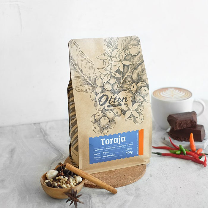 

⭐BISA COD⭐ Toraja Sapan 500g Kopi Arabica - Wholebean