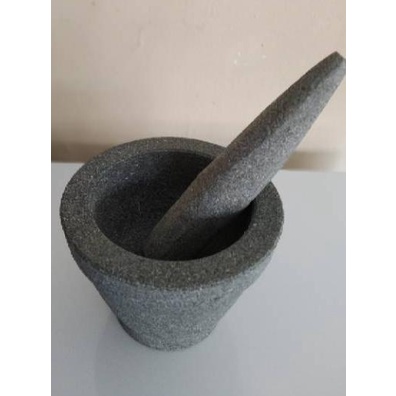 ❀ LUMPANG BATU ASLI + ALU / PENUMBUK ➺