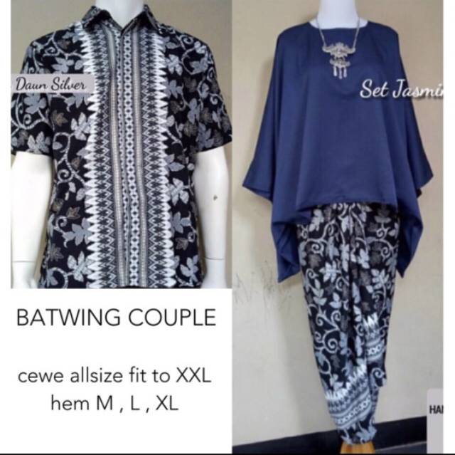 BATWING COUPLE/KEBAYA COUPLE/KEBAYA SARIMBIT