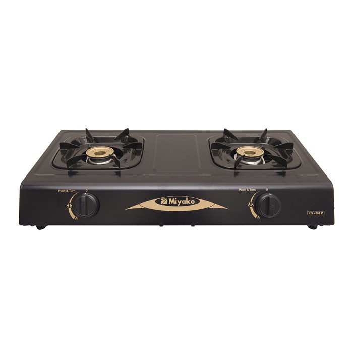 Miyako KG302C Kompor Gas 2 Tungku - Burner Kuningan