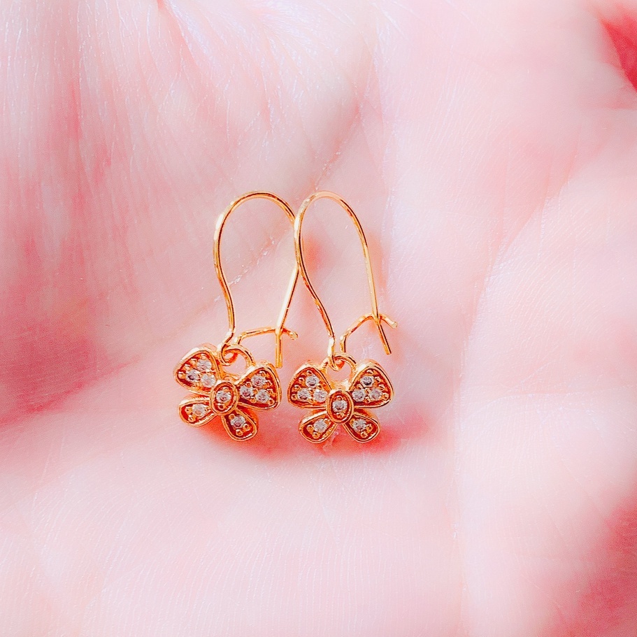 Anting Wanita Model Bintang Jelita Zirconia Gold Xuping