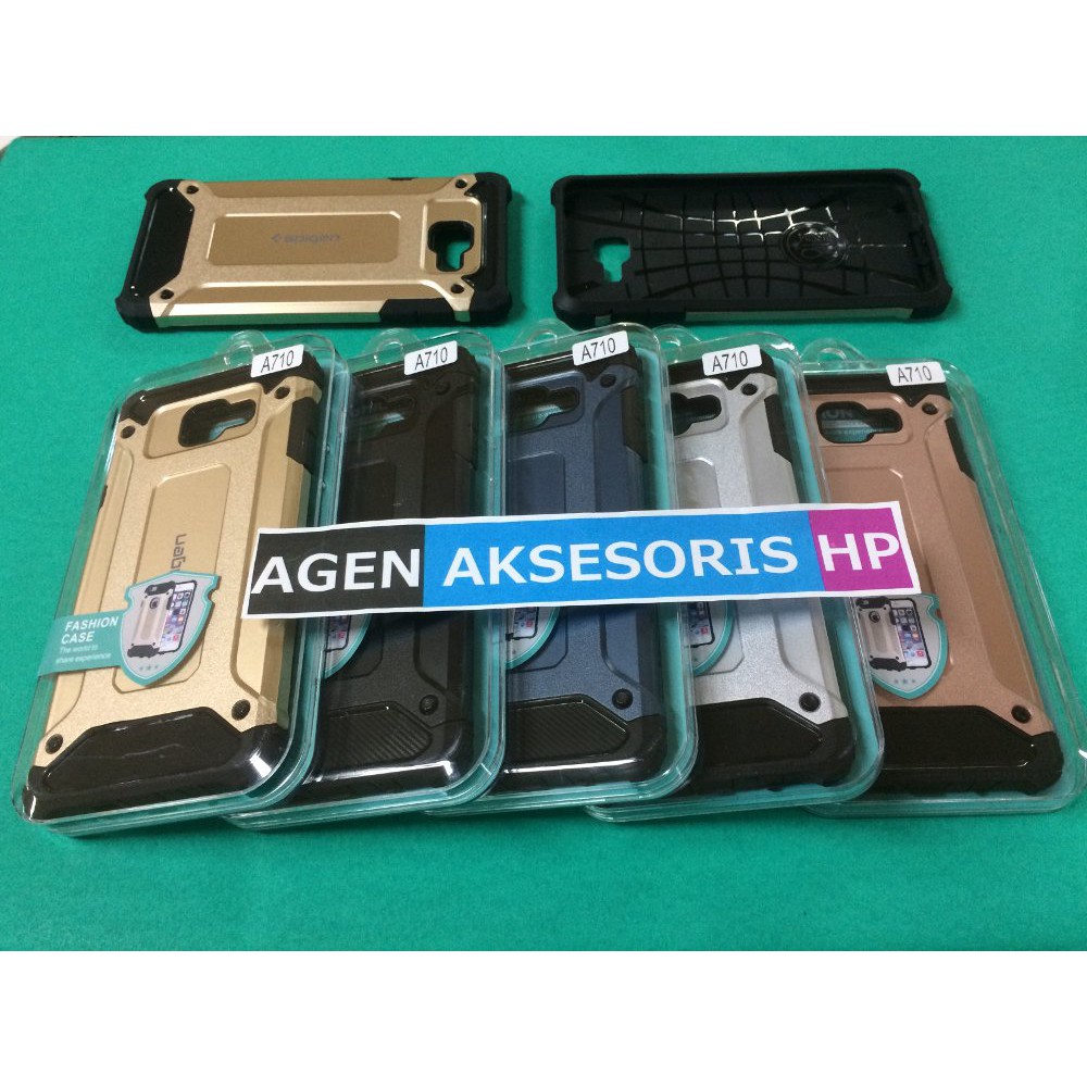 Spigen Iron Samsung A710 A7 2016 Hard Case Robot Transformer