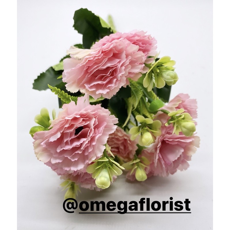 Anyelir X 10 Bunga Artificial/Bunga Plastik/Bunga Dekorasi/Dekorasi Pernikahan/Pernikahan-Pink