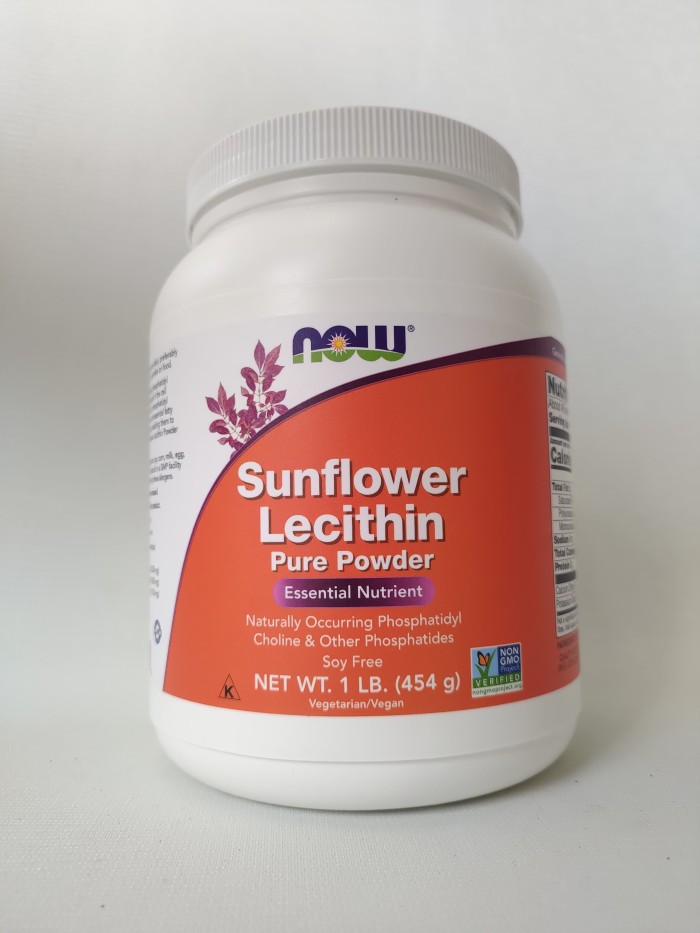 

Now Foods Sunflower Lecithin Pure Powder 454 gram original USA