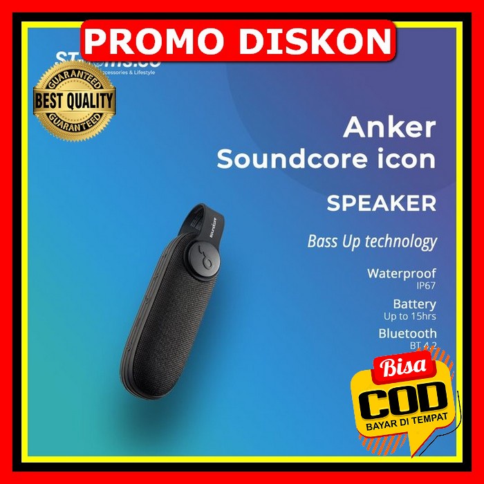 Bayar Cod Speaker Wireless Mh-36Bt/ Mh-38Bt Free Mic Speaker Blue HZ458 Anker Soundcore Icon Bluetoo