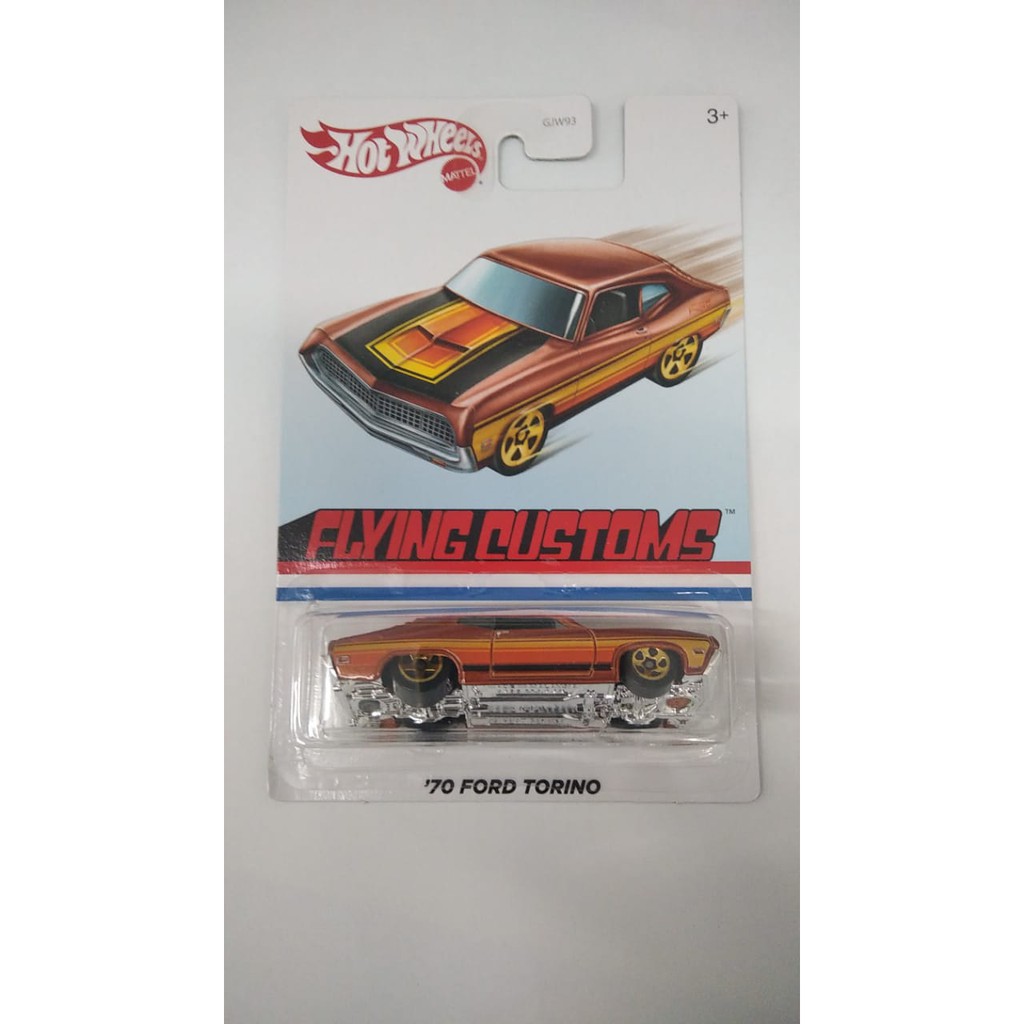 Diecast Hot Wheels 70 FORD TORINO HW Flying Customs SET Mix B Hotwheels Mobil Mainan Anak