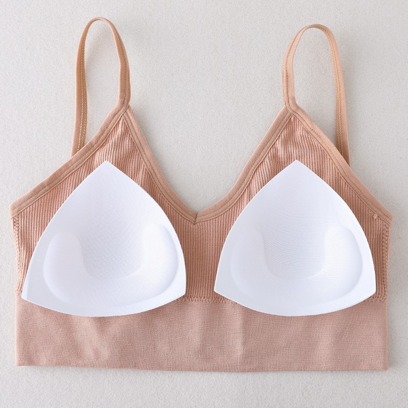 Bra Wanita Tanpa Kawat Bahan Halus Pakaian Dalam bralette Push Up Elastis Sexy Busa