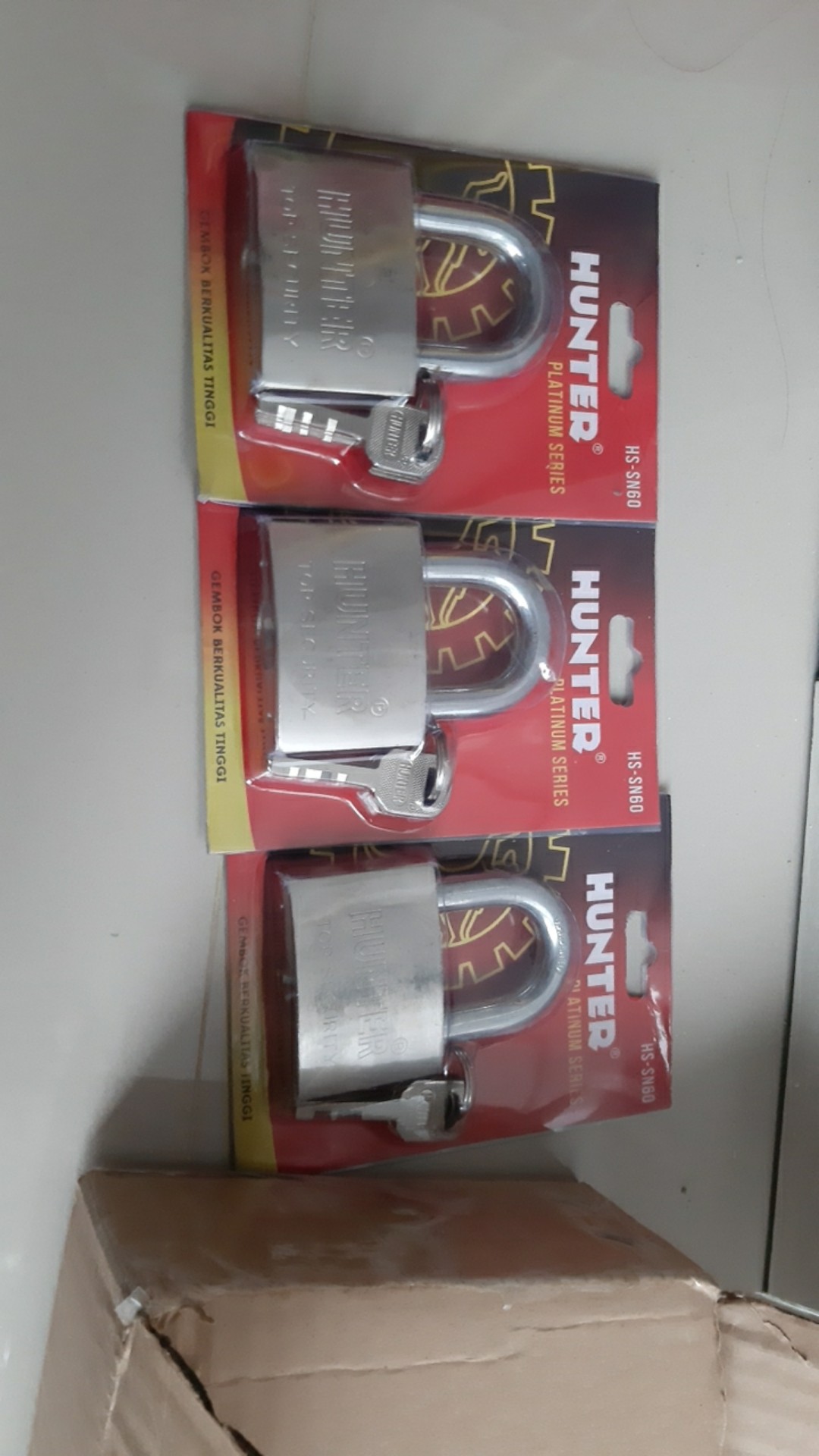 Gembok Chrome Hunter 60 Mm Pendek