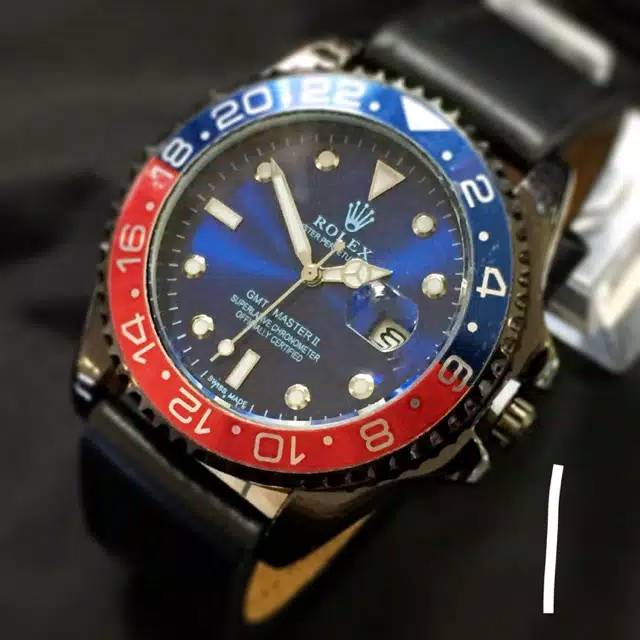 Rolex GMT Kulit Baterei