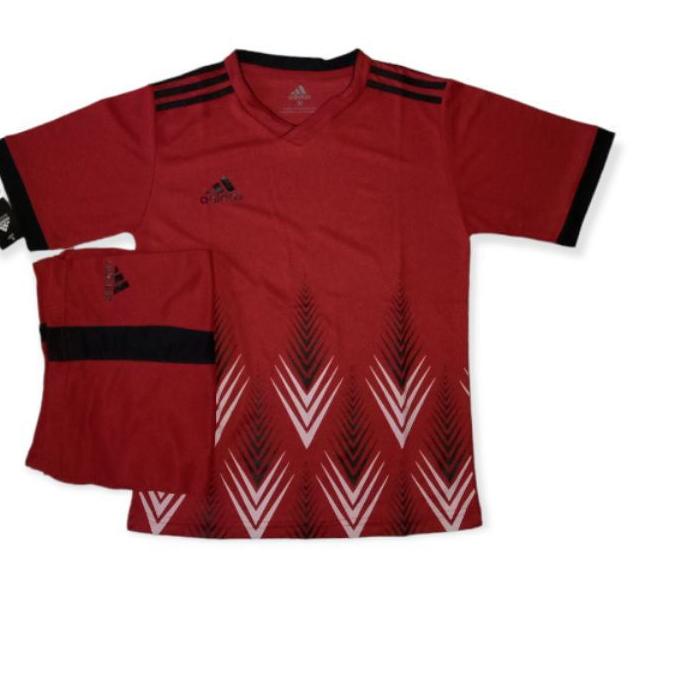Setelan stelan Baju kaos jersey jersy jersi Training Olahraga sepak bola futsal putsal badminton vol