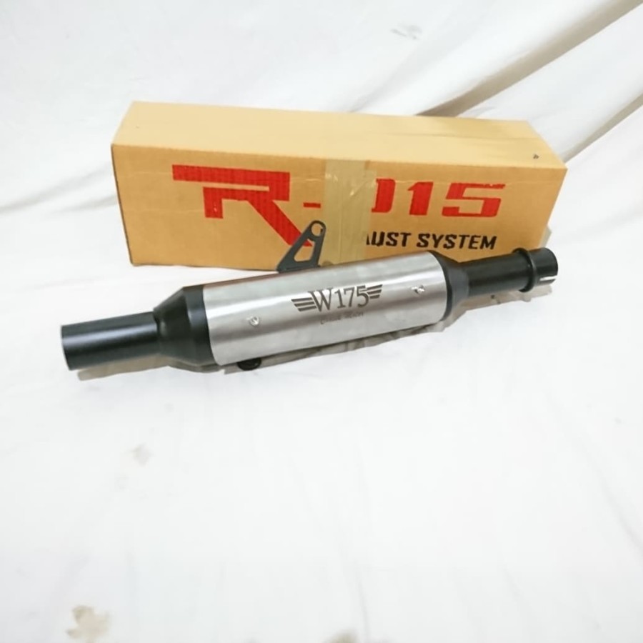 Knalpot Standar Racing W175 - W175 SE Black Titan Plug And Play