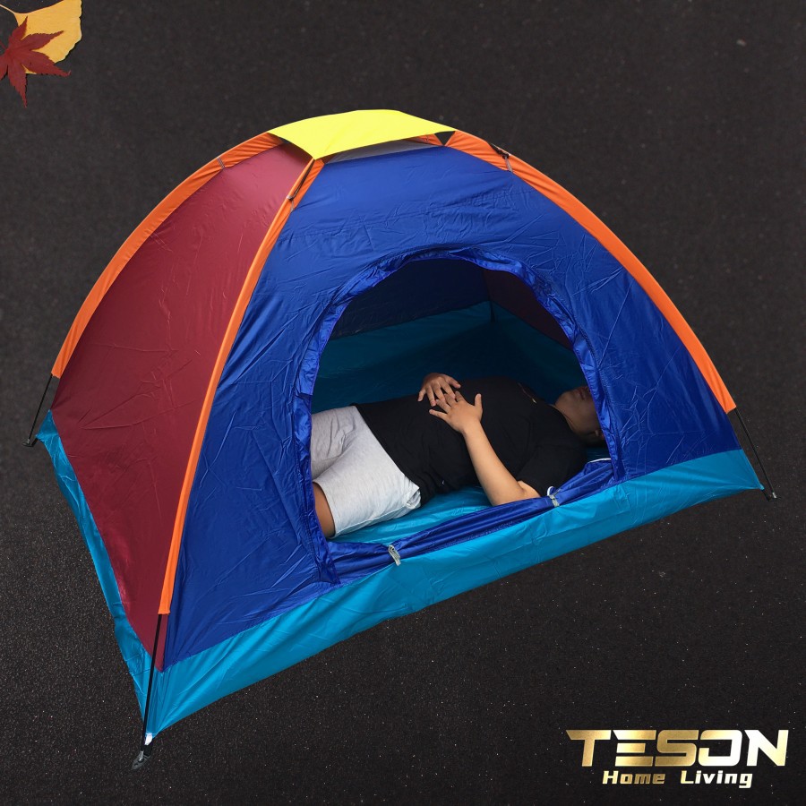 Tenda Camping Manual Kemping Gunung Pantai Piknik Hiking Outdoor Tent