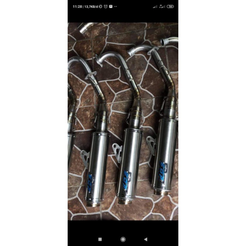 KENALPOT DOS FFA FULSET PCX AEROX NMAX LEXI BEAT SCOOPY