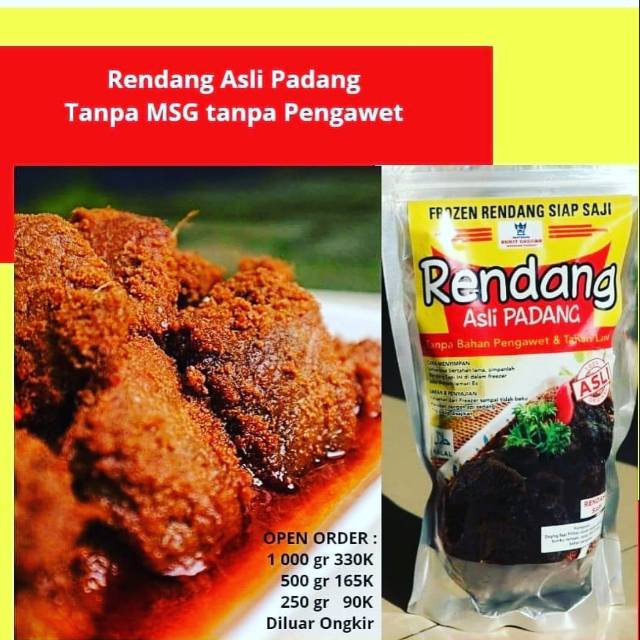

Rendang Padang Bukik Gagoan