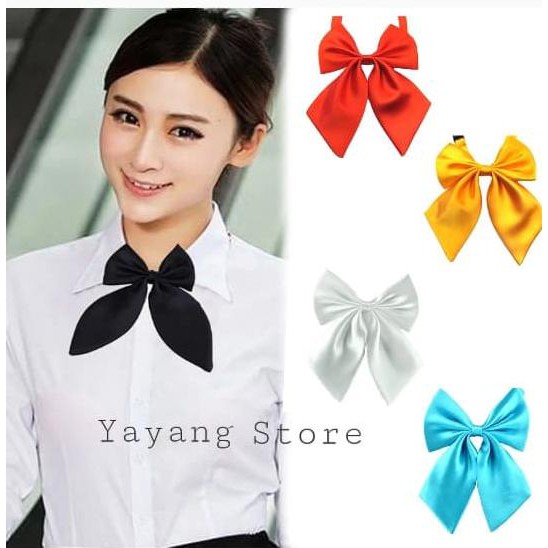 Dasi Wanita / Dasi Kupu - Kupu Wanita / Bowtie Cewek /Perempuan Import - Merah