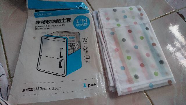 Taplak Cover  Kulkas  Organizer / Fridge Refrigerator Cover/taplak Kulkas Anti Air/ Penutup Kulkas