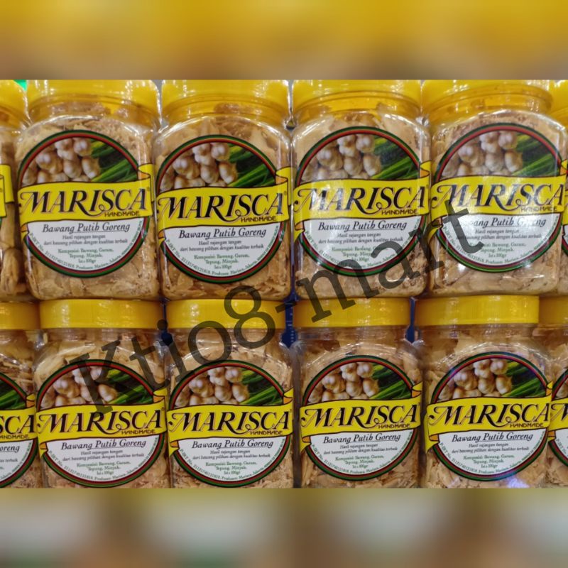 

Marisca - Bawang Putih Goreng 100gr/Handmade/Kemasan Toples