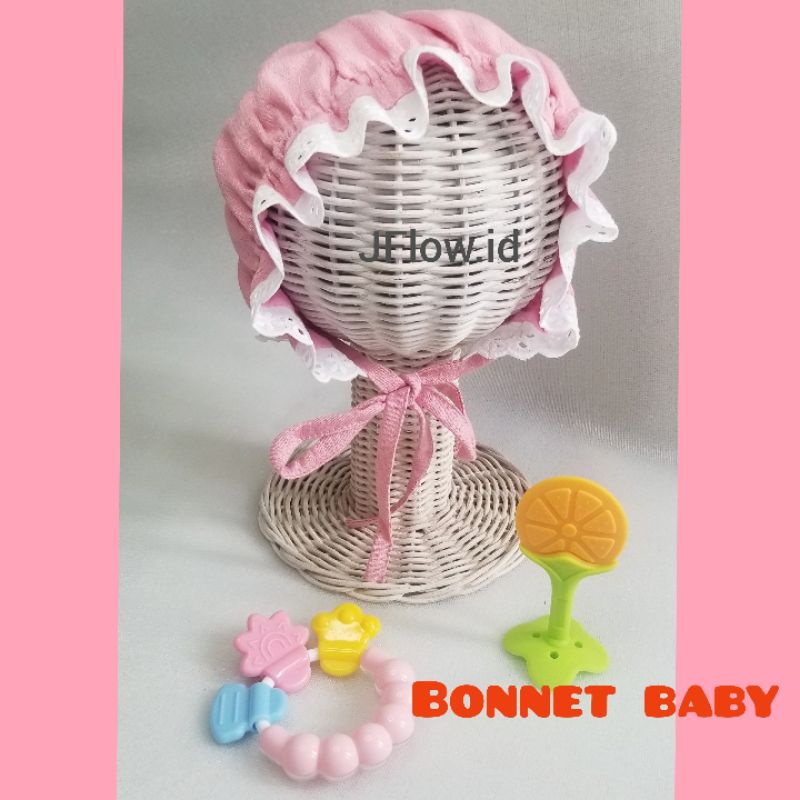 Bonnet bayi baby bonet topi bayi