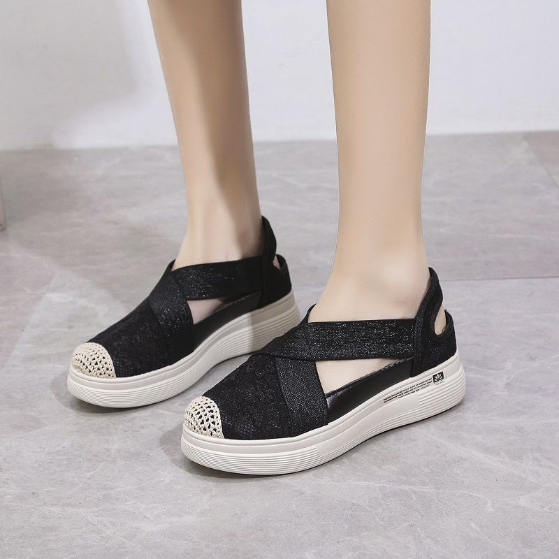 NF1396 - Sandal Wedges Fashion Wanita Import