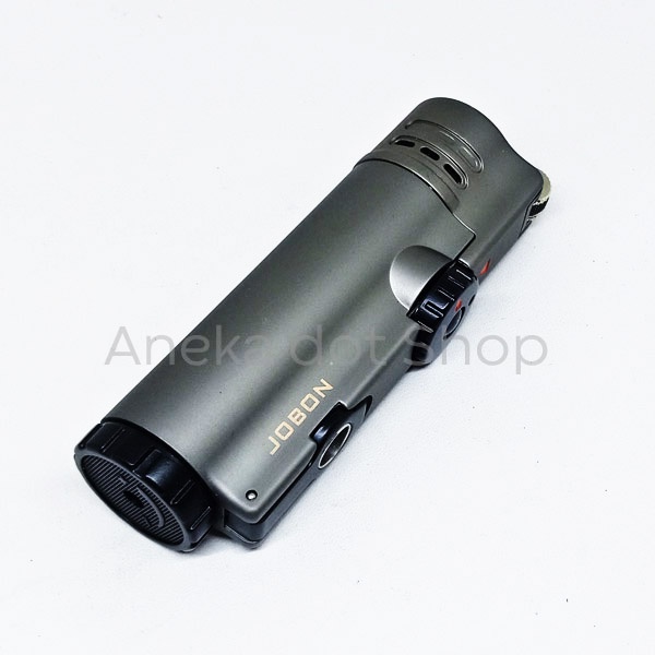 Korek Api Bara 4 Jet Flame Lighter with Lock and Puncher Jobon ZB 321