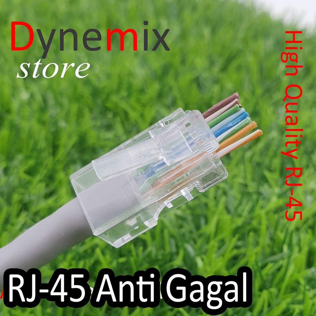 RJ-45 Bolong , Cat 5E, Anti gagal, Easy RJ-45