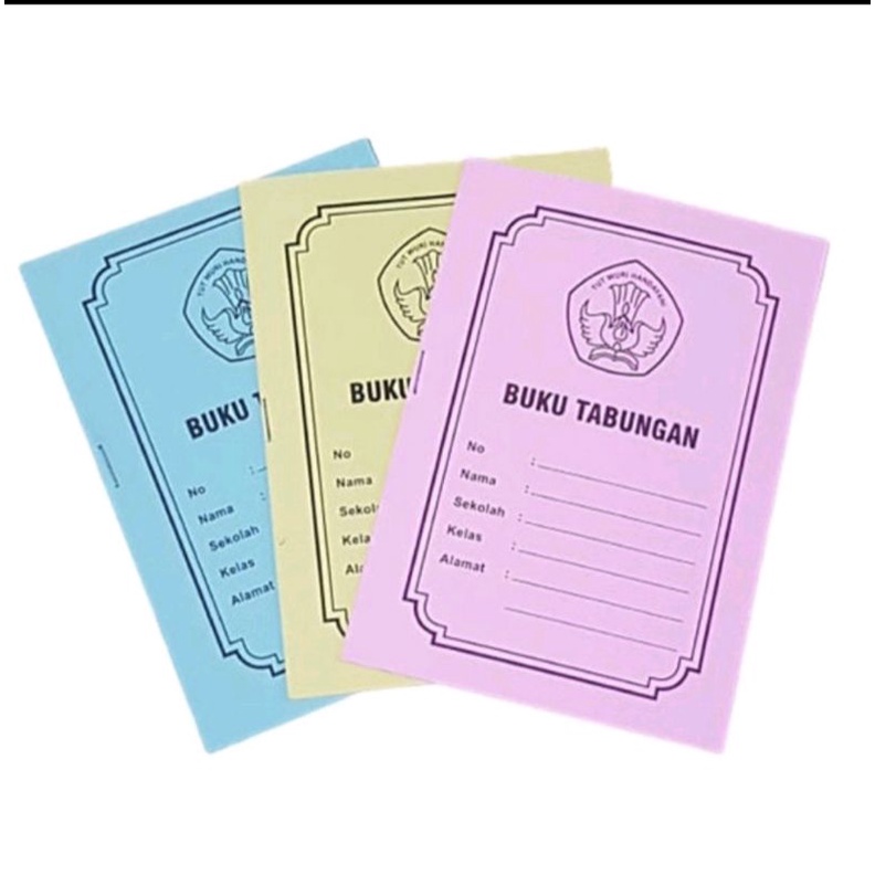 

buku tabungan sekolah harga tertera/ 1 pic