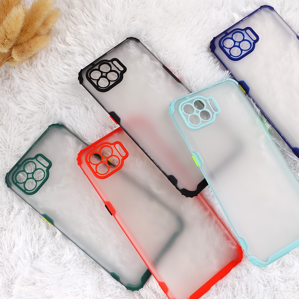 CASE OPPO A9 2020 F9 RENO 4 4F REALME 5 VIVO Y51 XIAOMI M3 X3 REDMI 9 REDMI 9T CASE AERO HARDCASE DOVE BUTTON