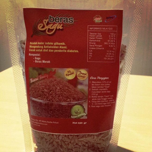 

Beras Sagu 250gr-berkasiat untuk Dibetes Melitus